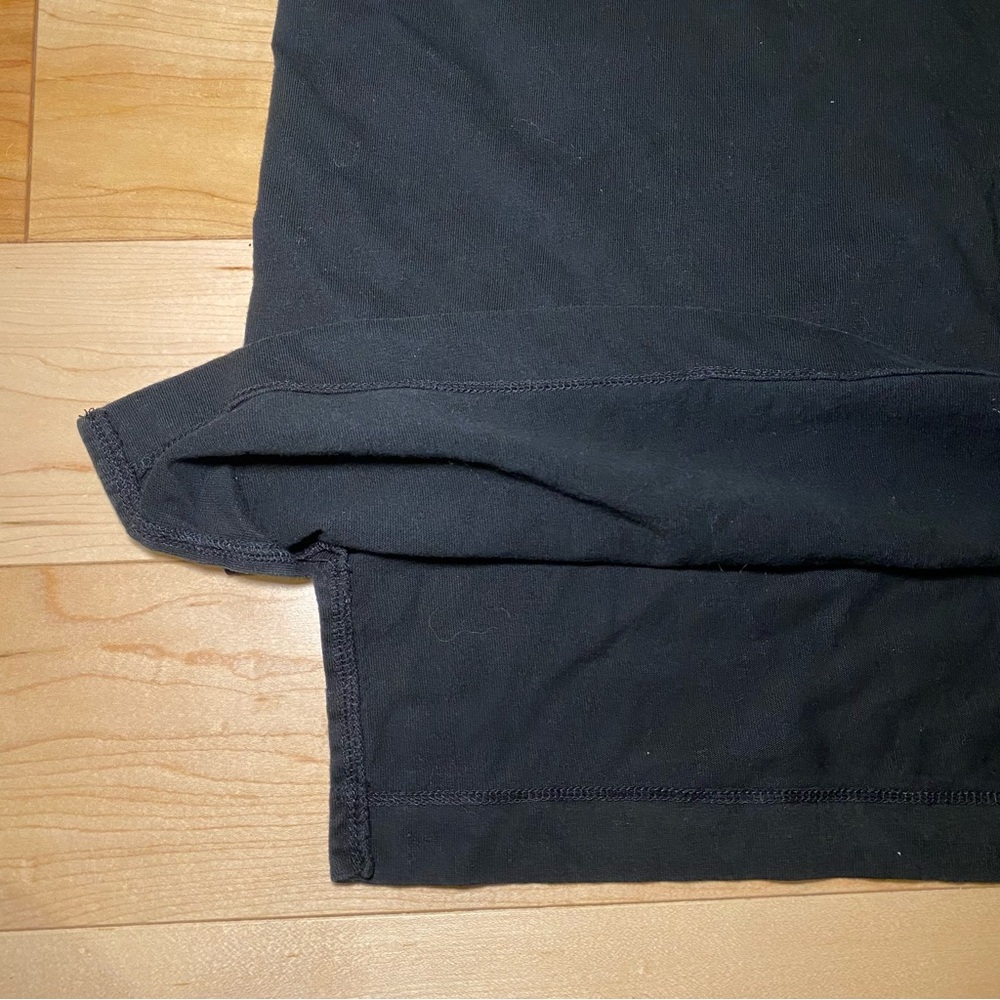 Black Graphic Boxy Tee Colorful Patchwork Retro - Picture 5 of 7